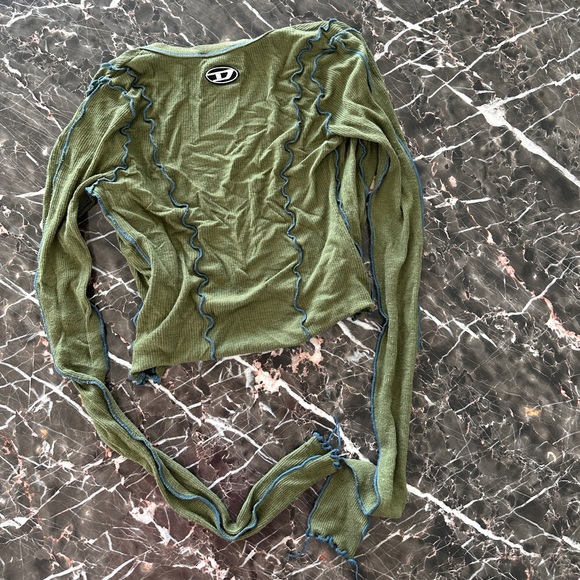 DIESEL CROPPED CARDIGAN - Picture 6 of 7